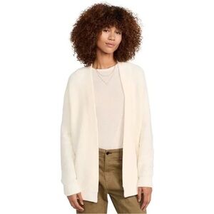 NWT Free People Ottoman Knit Open-Front Cardigan | Ecru | Size Small